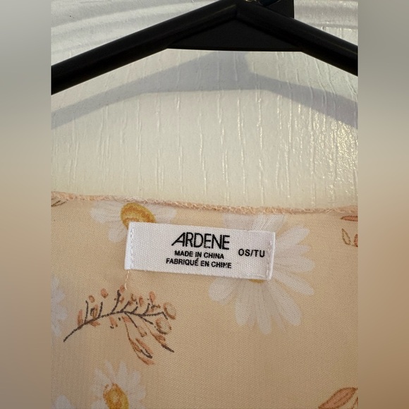 Ardene Orange Cream Floral Swimwear/Beach/Bikini Cover-up Size OS - Picture 3 of 6